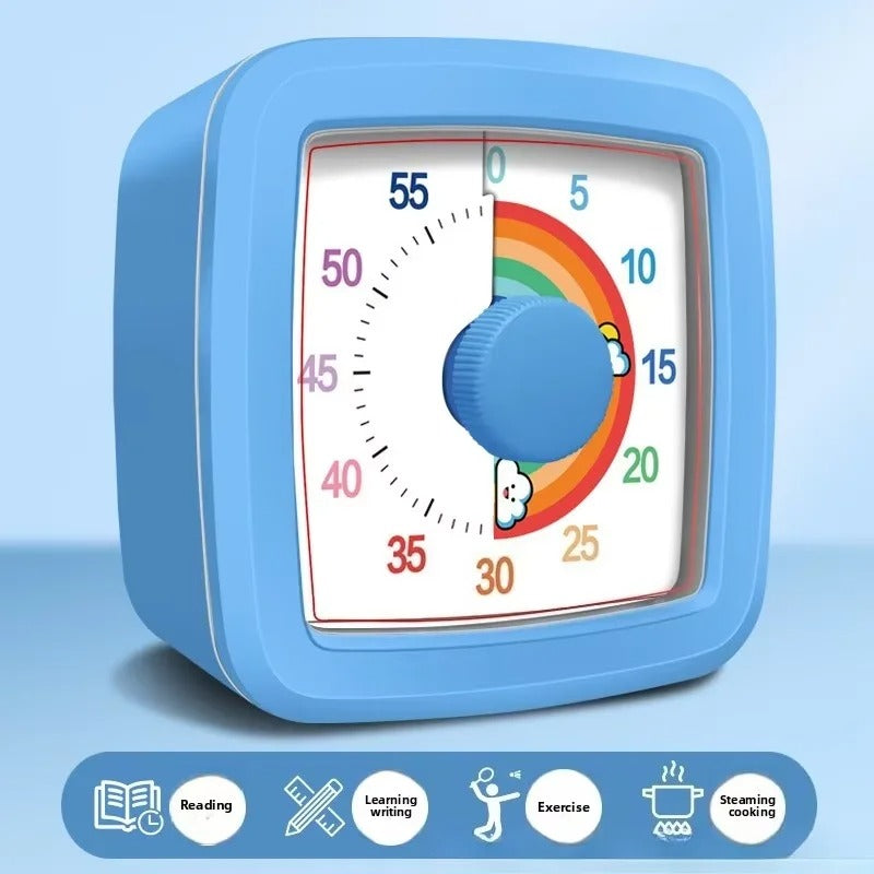 60-Minute Countdown Timer Pomodoro Stopwatch Clock