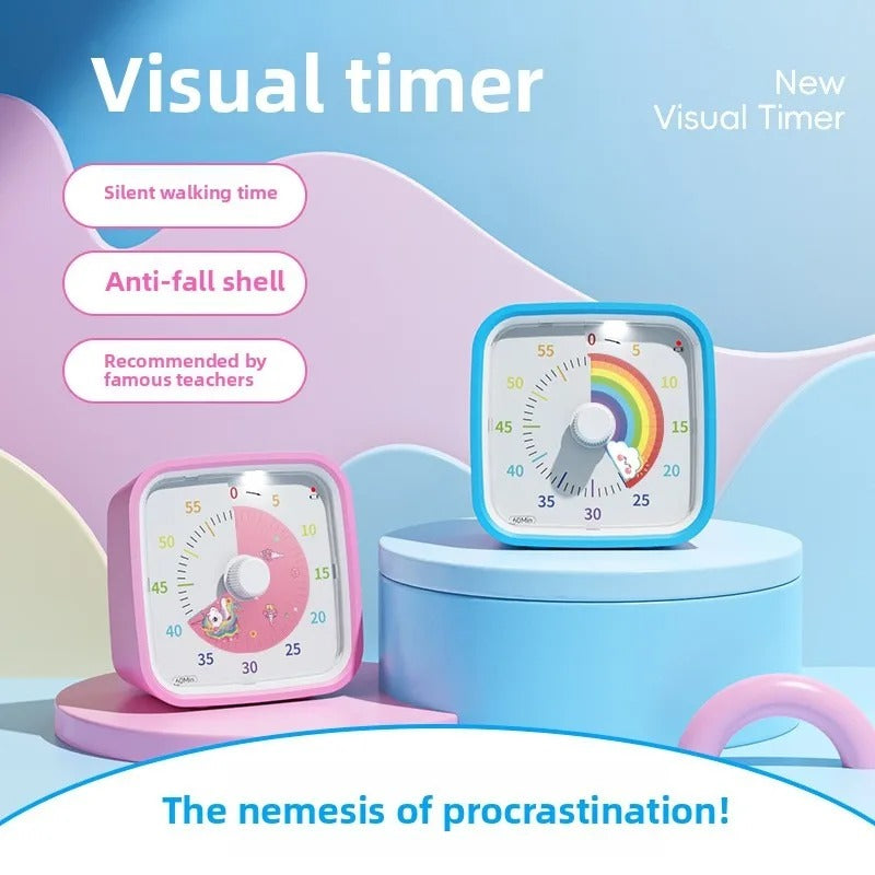 60-Minute Countdown Timer Pomodoro Stopwatch Clock