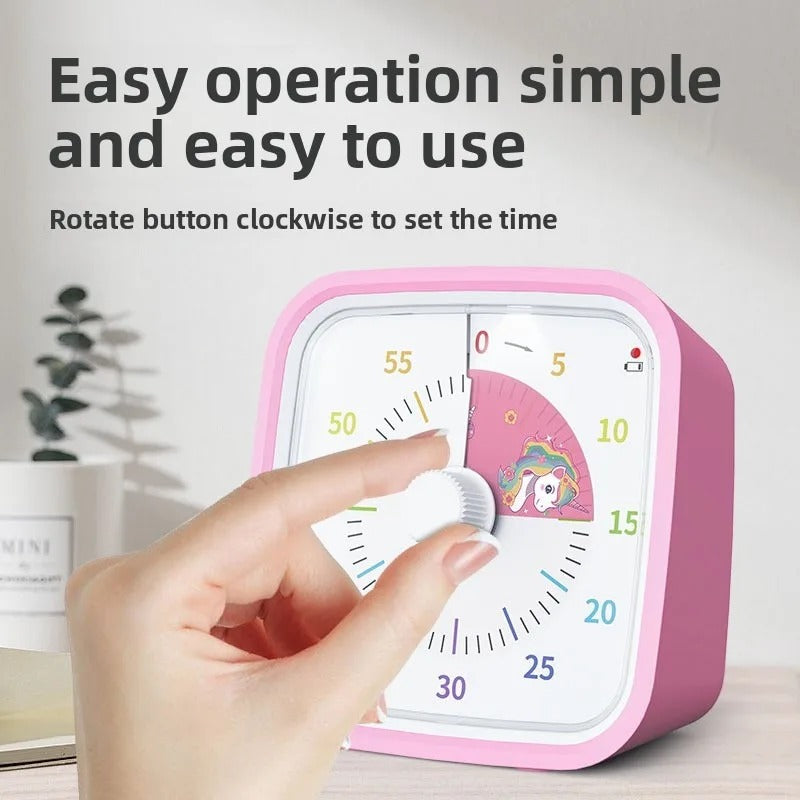 60-Minute Countdown Timer Pomodoro Stopwatch Clock